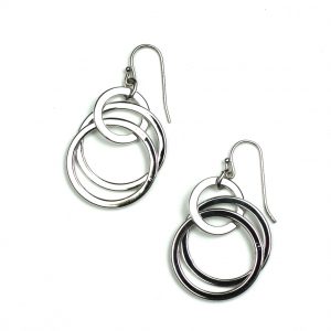 Rhodium finished Sterling Silver