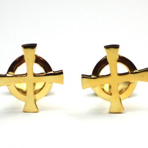 Gold Plated Cuff Links