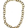 Short Circle Link Chain Necklace-2062