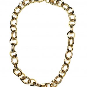 Short Circle Link Chain Necklace-2062