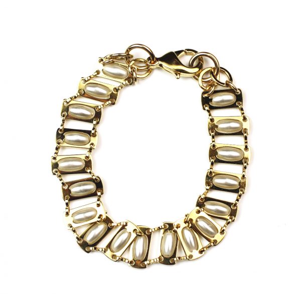 Pearl Chain Bracelet-0