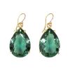 Faceted Teardrop Earrings - Image 4