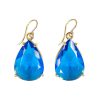 Faceted Teardrop Earrings - Image 7