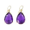 Faceted Teardrop Earrings - Image 5