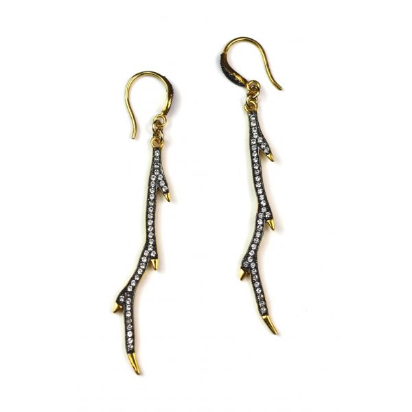 CZ Branch Earrings-0