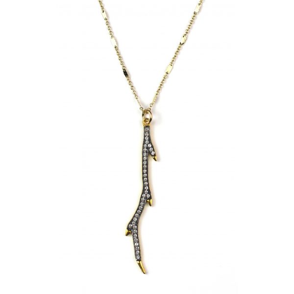 CZ Branch Necklace-0