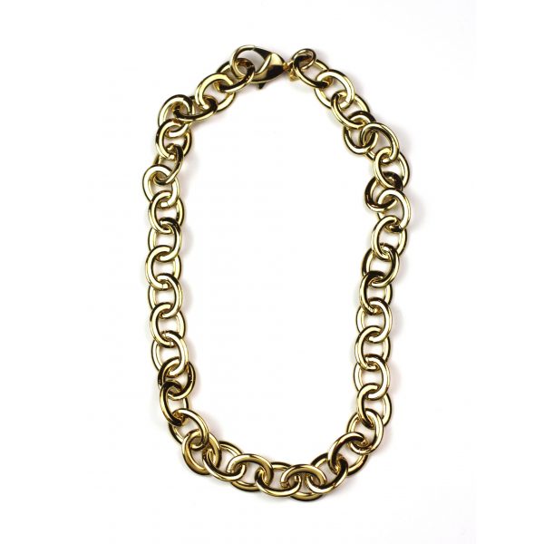 Short Petite Link Chain Necklace-0