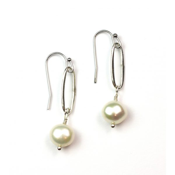 Small Safety Pin Earrings-4064