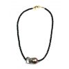 Black Spinel / Peacock Pearl