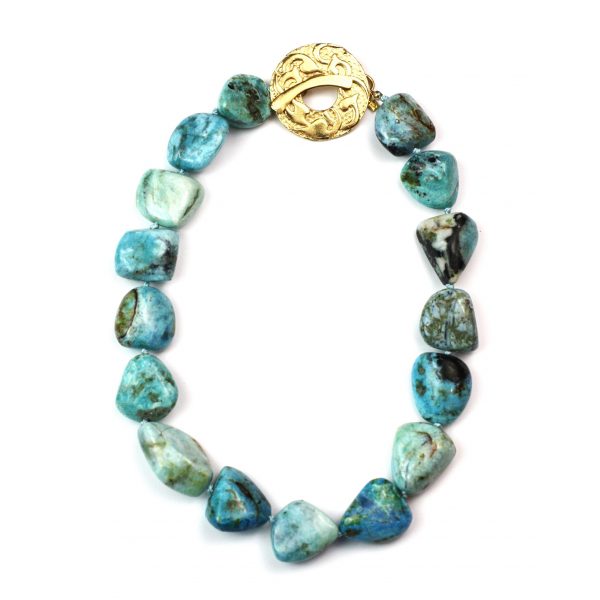Chunky Opal Nugget Necklace-0