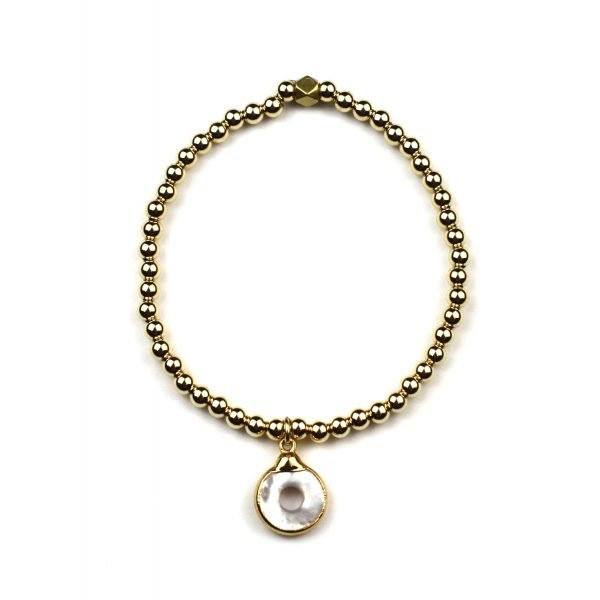 Open Circle Ball Bracelet-0