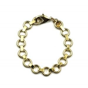 Petite Circle Chain Bracelet-0