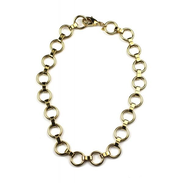 Circle Chain Necklace-0