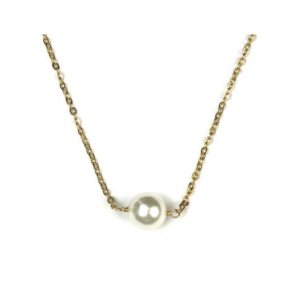 Delicate Pearl Necklace-0