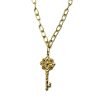 Key Charm Necklace-0