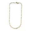 Corrugated Safety Pin Necklace-5076