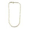 Smooth Safety Pin Necklace-5079