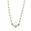 Double Bailed Clover Necklace - Image 2