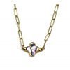Double Bailed Clover Necklace