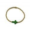 4MM Ball Cross Bracelet - Image 3