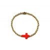 4MM Ball Cross Bracelet - Image 4