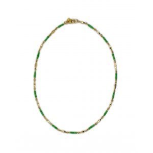 Color Beaded Chain Necklace