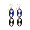 Double Enamel Grommet Earrings - Image 4