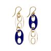 Double Enamel Grommet Earrings - Image 6