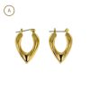 Gold Hoop Earrings - Image 3