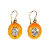 Enamel Oval Earrings - Image 7