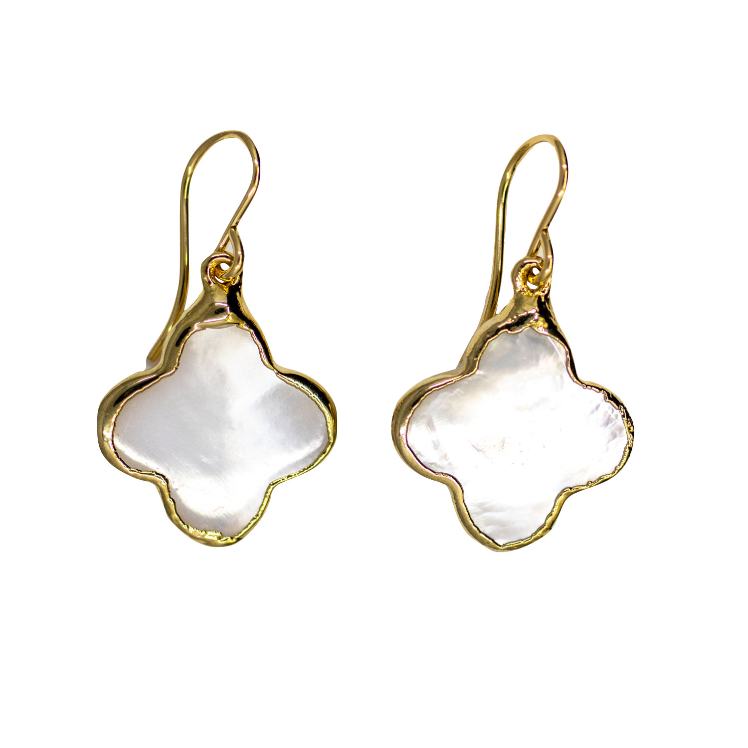 Mother of Pearl Diamond Earrings — Salvatore & Co.