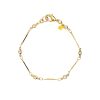 CZ Anna Bar Chain Bracelet