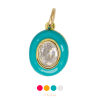 Enamel Oval Charm