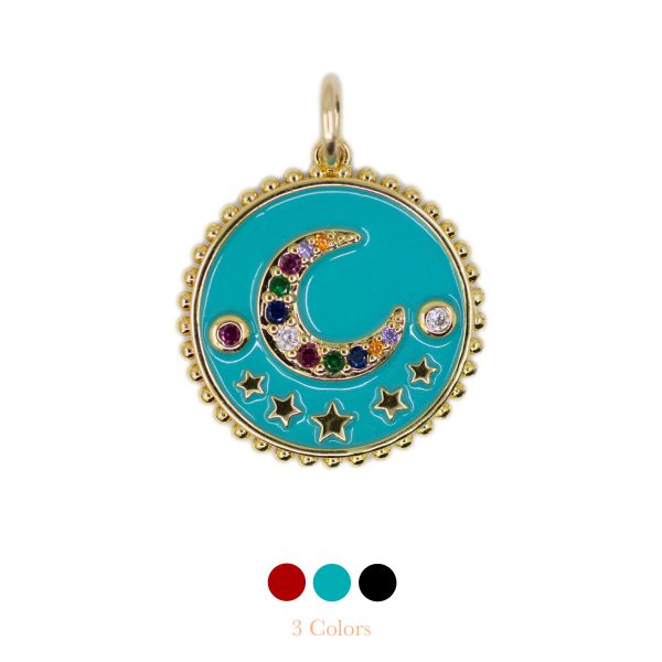 Enamel Lunar Charm