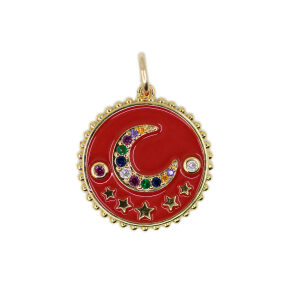 Enamel Lunar Charm