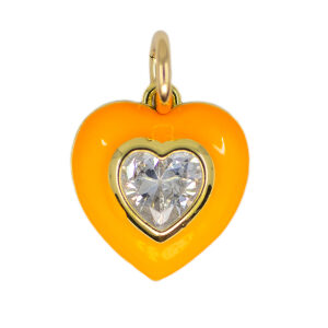 Enamel Heart Charm