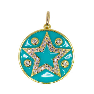 Enamel Star Charm