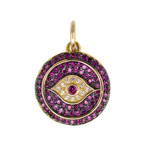 CZ Evil Eye Charm