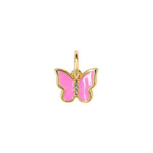 Enamel Butterfly Charm