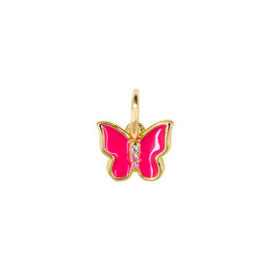 Enamel Butterfly Charm