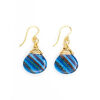 Rainbow Calsilica Wire-Wrapped Earrings - Image 3