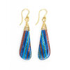 Rainbow Calsilica Wire-Wrapped Earrings - Image 5