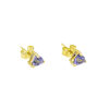 Taylor Trillion Stud Earrings - Image 5