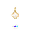 Quartz Clover Charm