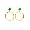 Cara Circle Earrings - Image 4