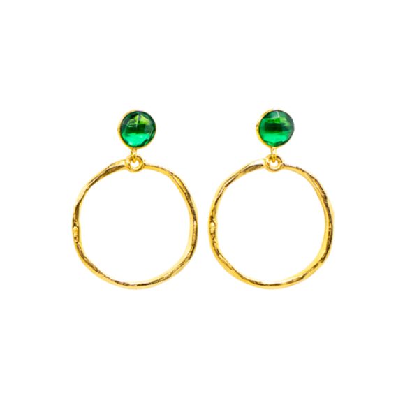 Cara Circle Earrings - Image 4