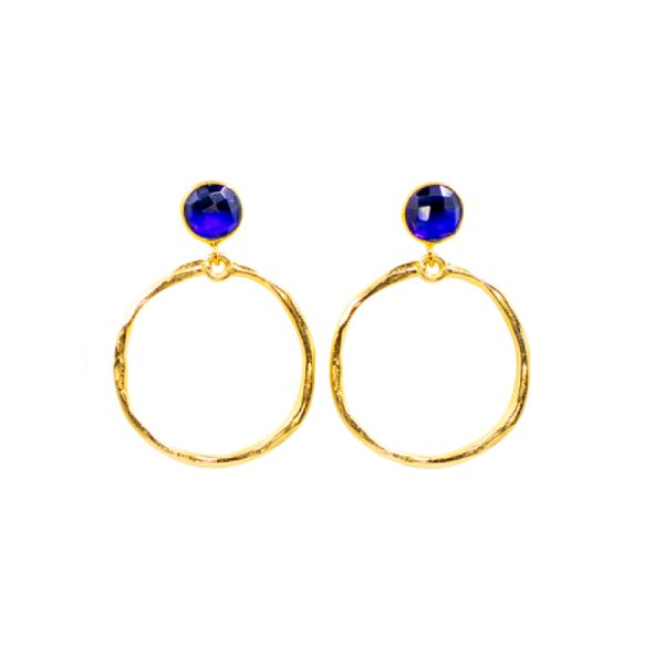 Cara Circle Earrings - Image 5