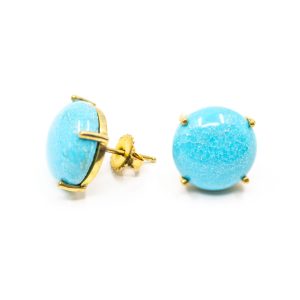 Sleeping Beauty Turquoise Earrings