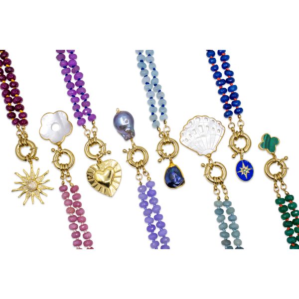 Color Pop Necklace with Lifesaver Clasp