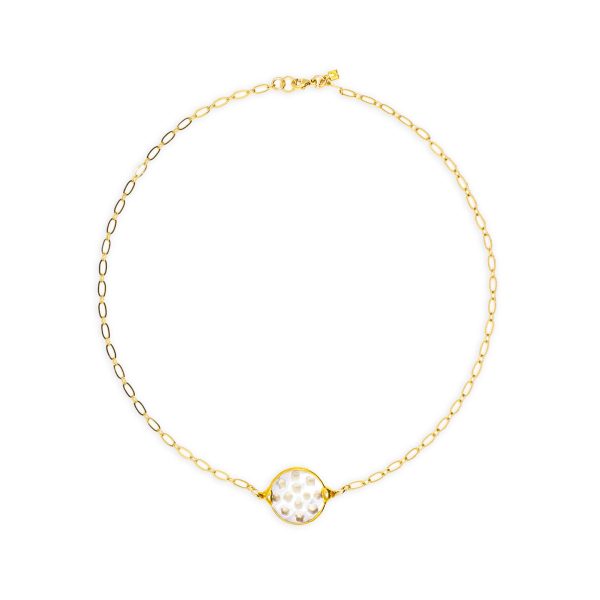 Double Bailed MOP Pendant Necklace - Image 4